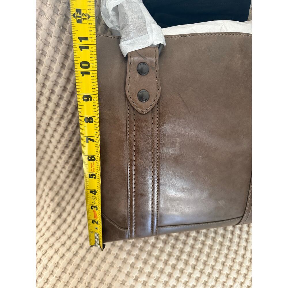 Frye Melissa Tota Bag Genuine Leather New With Duster Bag Brown Leather - Picture 8 of 11